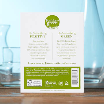 Positively Green Appreciation Card – You Make the world a happier place